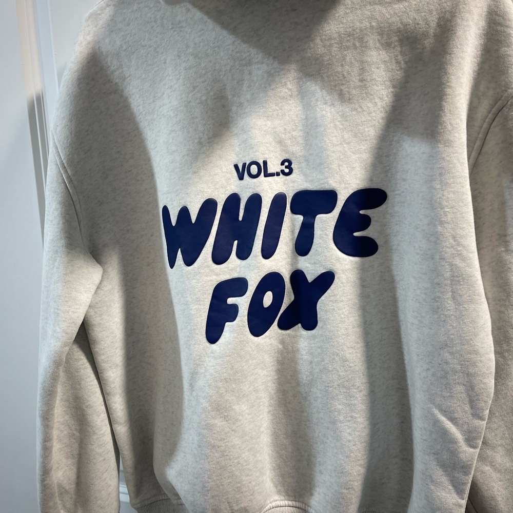 White Fox Boutique Cream Pullover Hoodie - Picture 7 of 9